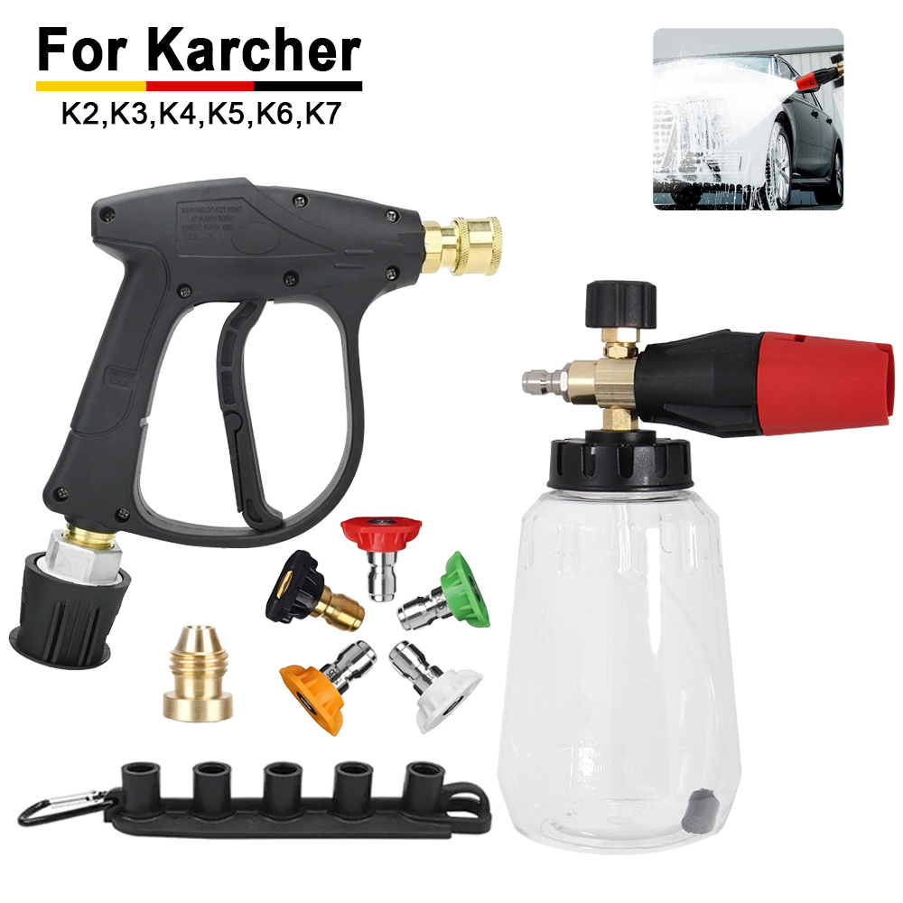 Kit de lanza de espuma para ni - Foam Cannon Car Wash reseña y precio
