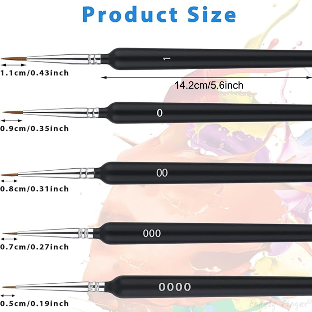 Juego de pinceles de pintura d - Detailing Brush Set reseña y precio