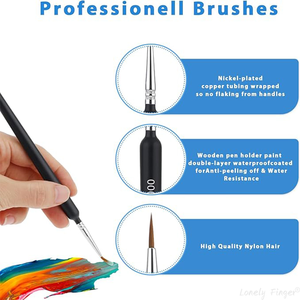 Juego de pinceles de pintura d - Detailing Brush Set reseña y precio